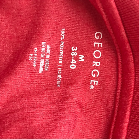 George Red Polo Shirt Size M - Picture 5 of 5